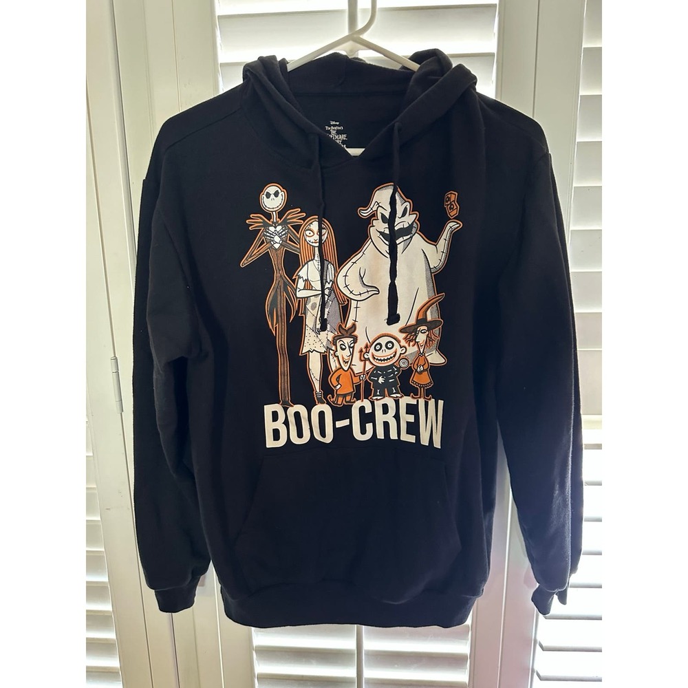 The Nightmare Before Christmas Hoodie Hooded Sweatshirt Boo Crew Youth XL